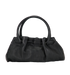 Vintage Gathered Bag, &pound;195, Handbags, Black, Leather, Back view